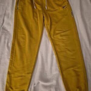 Nike Mustard Yellow Sweatpants
